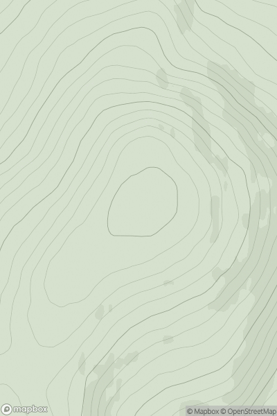 Thumbnail image for Scaut Hill [Tomintoul to Banff] showing contour plot for surrounding peak